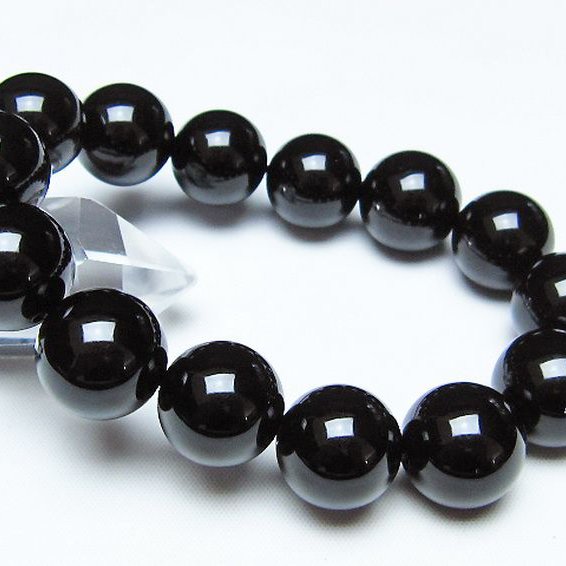 オニキスブレスレット 16mm [t474-1865]