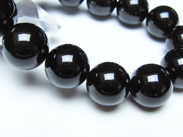オニキスブレスレット 16mm [t474-1865]