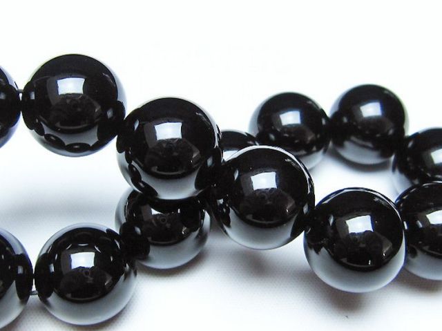 オニキスブレスレット 16mm [t474-1872]