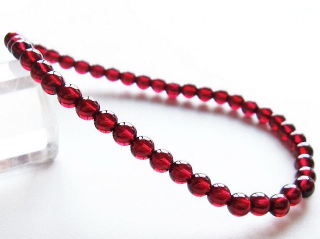 キャンディピンクガーネットブレスレット 4mm [t483-7860]