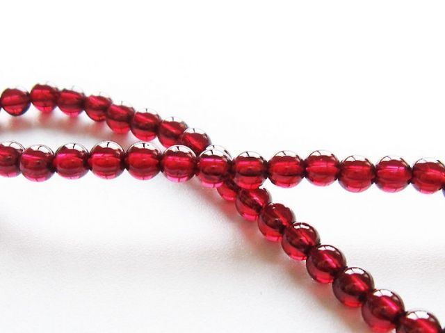 キャンディピンクガーネットブレスレット 4mm [t483-7860]