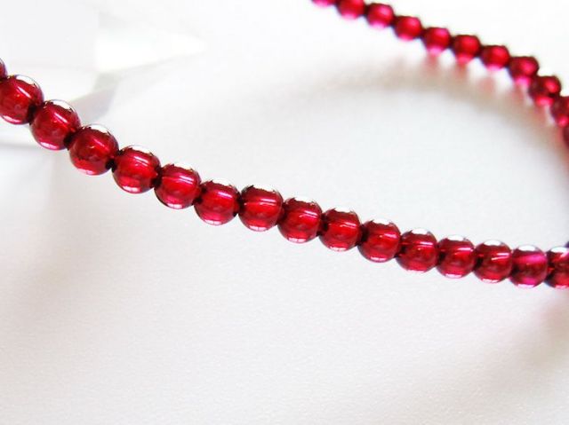 キャンディピンクガーネットブレスレット 4mm [t483-7921]