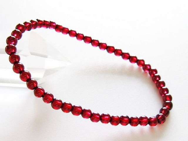 ガーネットブレスレット 4mm [T483-7943]