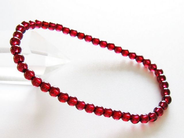 ガーネットブレスレット 4mm [T483-7946]