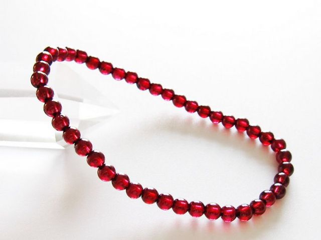 ガーネットブレスレット 4mm [T483-7950]