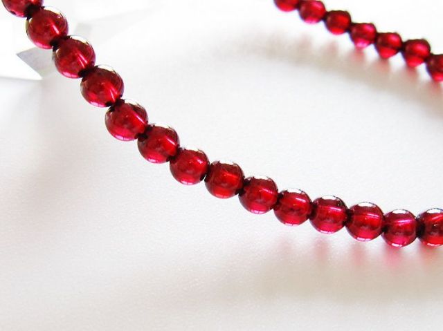 ガーネットブレスレット 4mm [T483-7950]