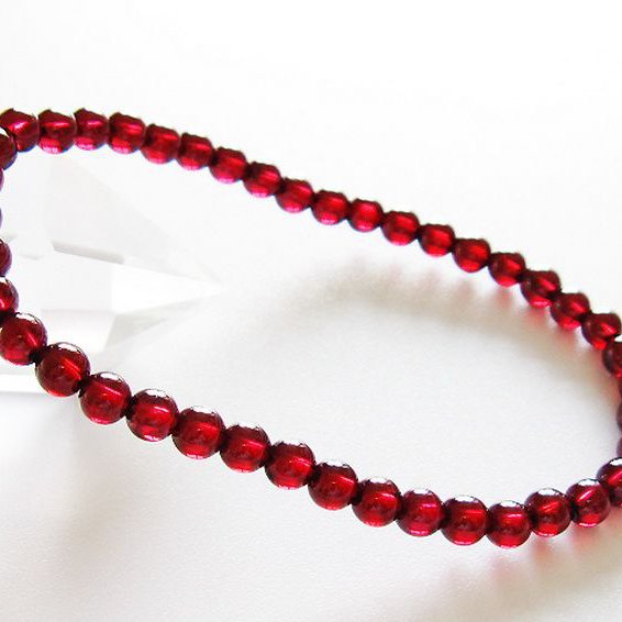 ガーネットブレスレット 4mm [T483-7956]