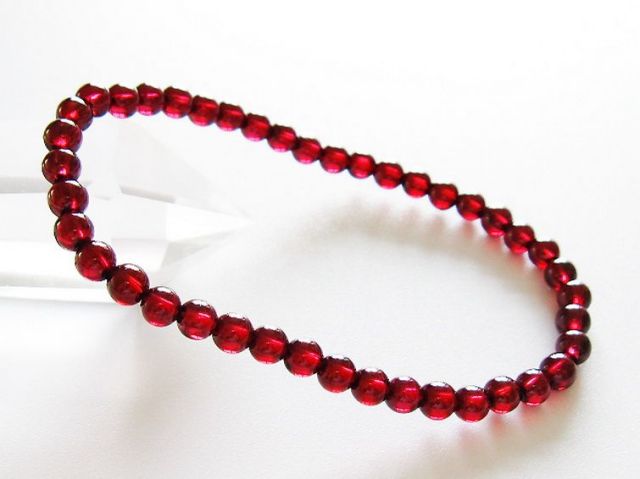 ガーネットブレスレット 4mm [T483-7956]