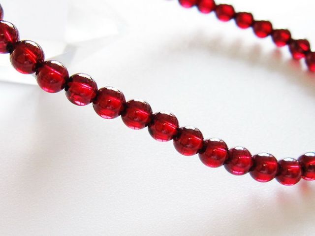 ガーネットブレスレット 4mm [T483-7956]