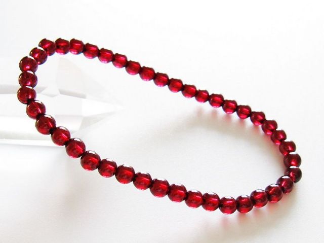 ガーネットブレスレット 4mm [T483-7964]
