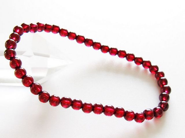 ガーネットブレスレット 5mm [T483-7965]