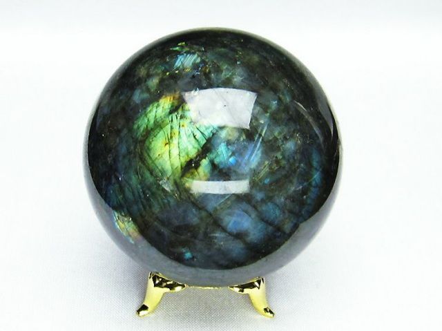 AAAAAAA級☆★天然ラブラドライト丸玉B0225/YS/179A ラブラドライト丸玉 62mm [t484-2007]