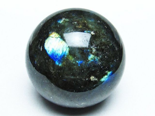 ラブラドライト丸玉 70mm [T484-2337]