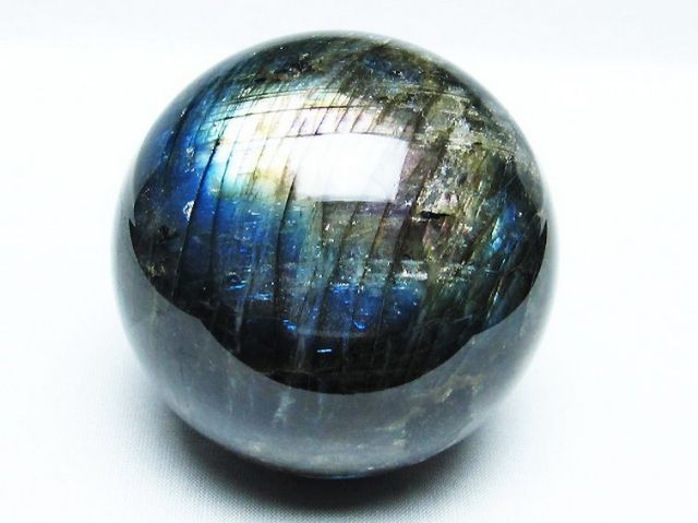 ラブラドライト丸玉 75mm [T484-2426]