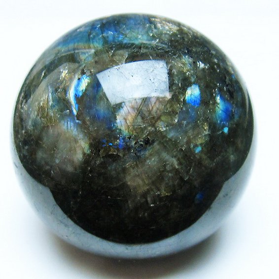 ラブラドライト丸玉 67mm [T484-2558]