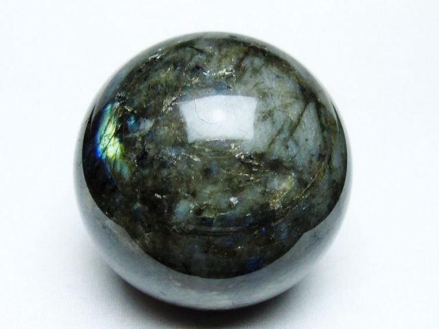 ラブラドライト丸玉 63mm [T484-2627]