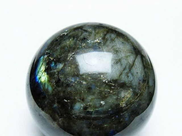 ラブラドライト丸玉 63mm [T484-2627]