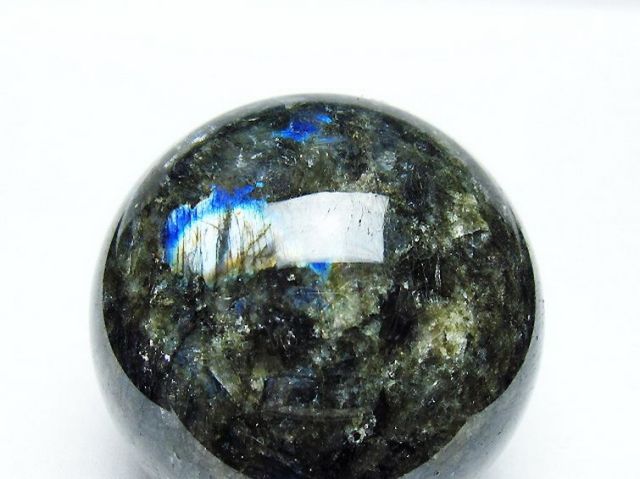 ラブラドライト丸玉 65mm [T484-2639]