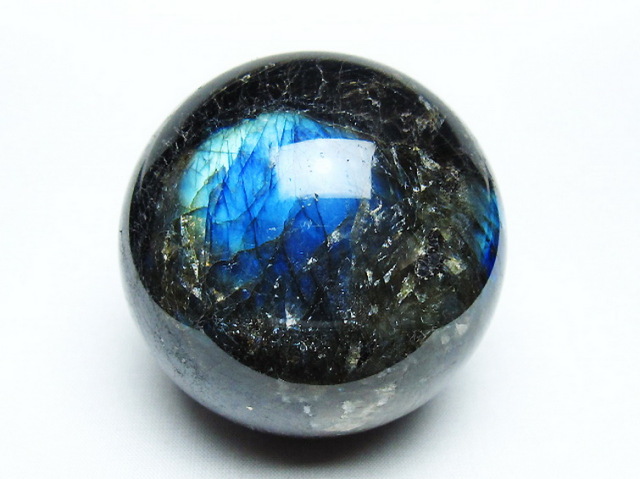 パワーストーン 天然石 ラブラドライト丸玉 69mm [T484-2663]