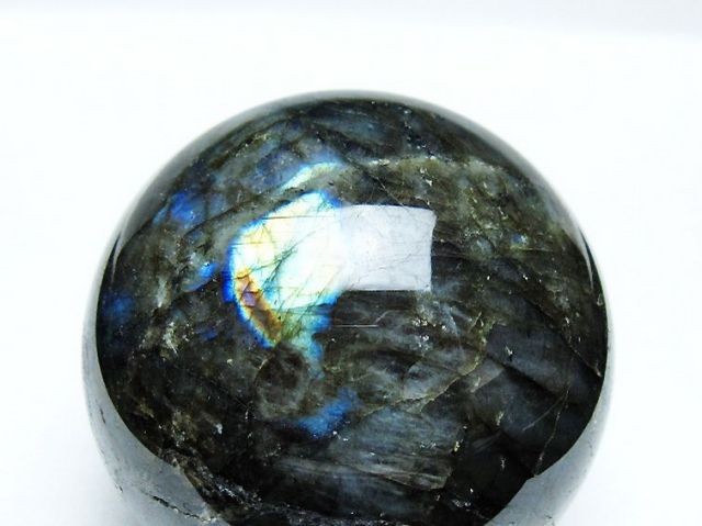 ラブラドライト丸玉 73mm [T484-2668]