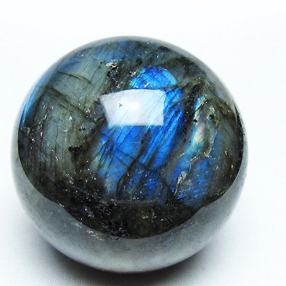 ラブラドライト丸玉 66mm [T484-2675]