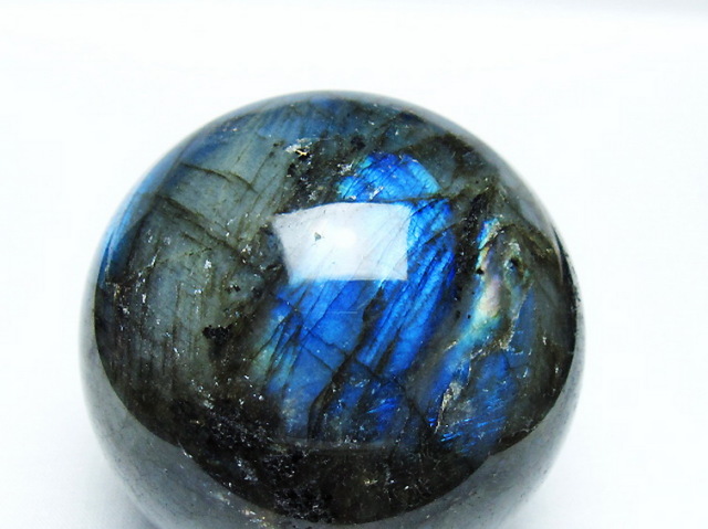 ラブラドライト丸玉 66mm [T484-2675]