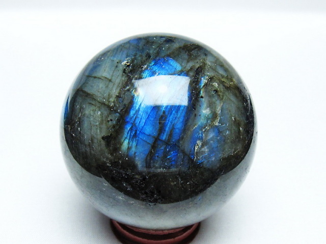 ラブラドライト丸玉 66mm [T484-2675]