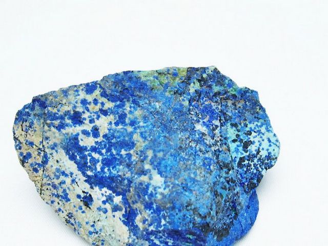 アズライト 藍銅鉱 ブルーマラカイト 原石[T485-3499]