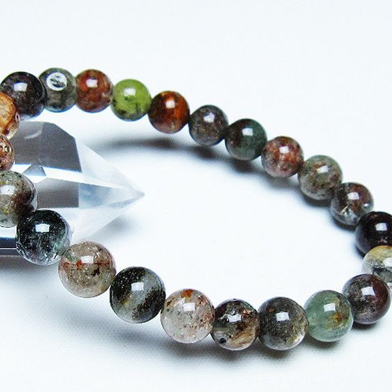 グリーンファントムブレスレット 8mm [T493-6088]