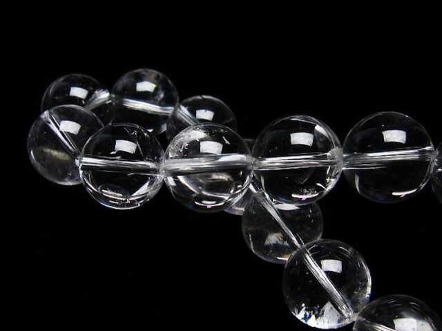 アイリスクォーツ 虹入り レインボー水晶 ブレスレット15mm[T506-1848]