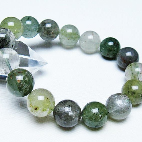 グリーンファントムブレスレット 14mm [t507-3547]