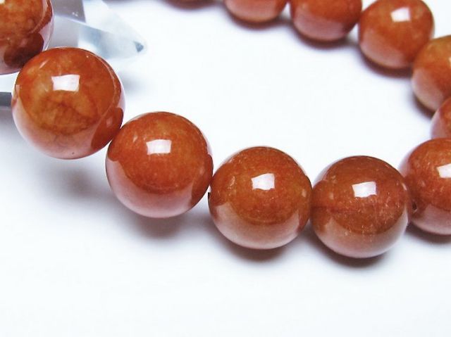 紅翡翠 ブレスレット 14mm [t51-17234]