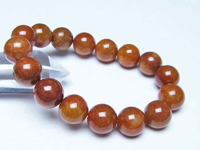 紅翡翠 ブレスレット 14mm [t51-17241]