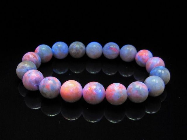 パワーストーン 天然石 ハックマナイト ブレスレット11mm[T52-3504]1枚目