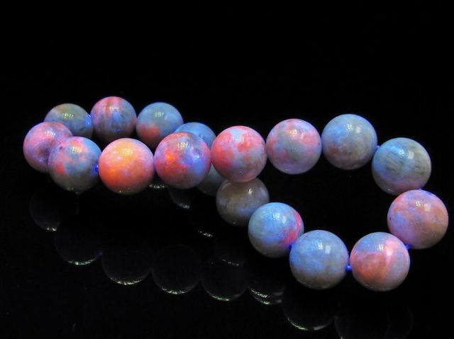 パワーストーン 天然石 ハックマナイト ブレスレット11mm[T52-3504]2枚目