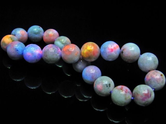 パワーストーン 天然石 ハックマナイト ブレスレット10mm[T52-3713]2枚目