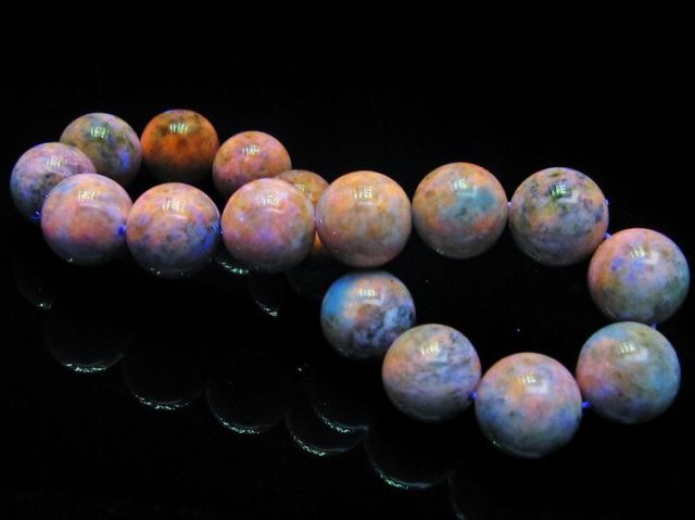 パワーストーン 天然石 ハックマナイト ブレスレット12mm[T52-3734]2枚目