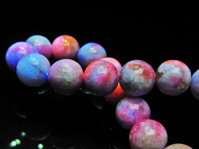 パワーストーン 天然石 ハックマナイト ブレスレット 12mm [T52
