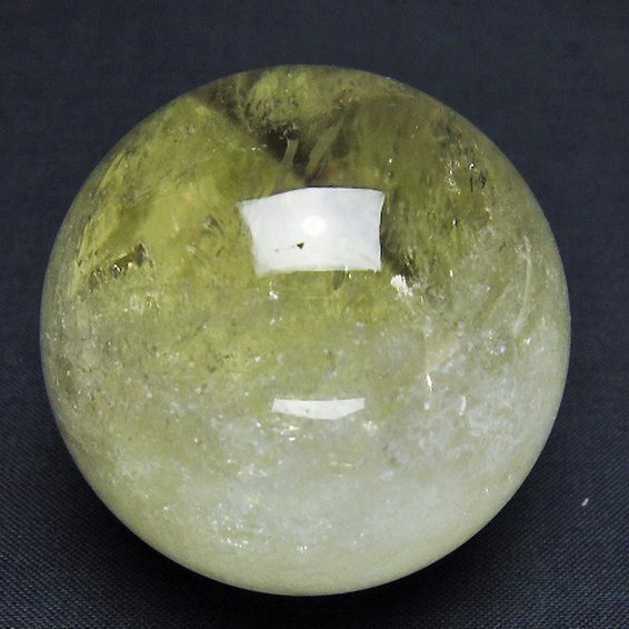 シトリン水晶丸玉 51mm [T529-6022]