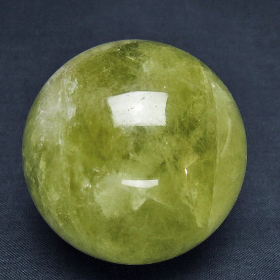 シトリン水晶丸玉 52mm [T529-6028]