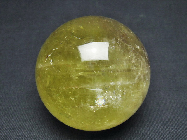 パワーストーン 天然石 シトリン水晶丸玉 56mm [T529-6049]