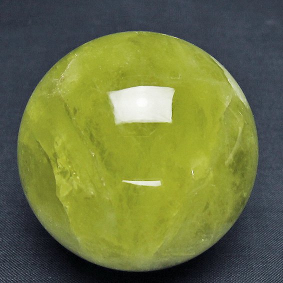 シトリン水晶丸玉 55mm [T529-6052]