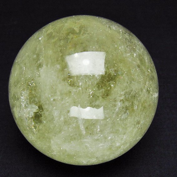 パワーストーン 天然石 シトリン水晶丸玉 67mm [T529-6114]