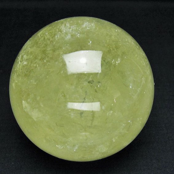 シトリン水晶丸玉 76mm [T529-6150]