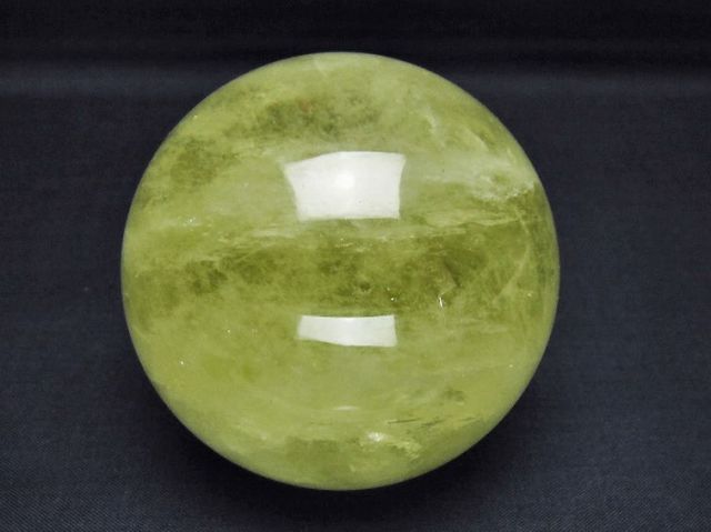 パワーストーン 天然石 シトリン水晶丸玉 79mm [T529-6157]