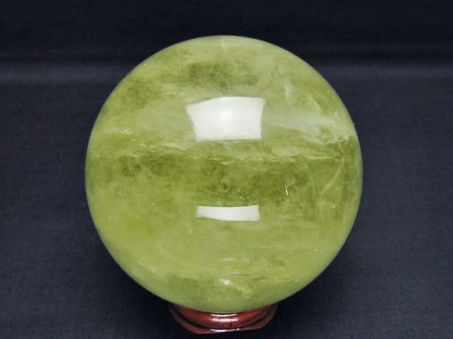 パワーストーン 天然石 シトリン水晶丸玉 79mm [T529-6157]