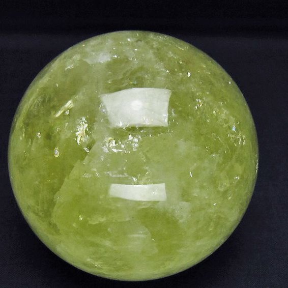 パワーストーン 天然石 シトリン水晶丸玉 80mm [T529-6162]