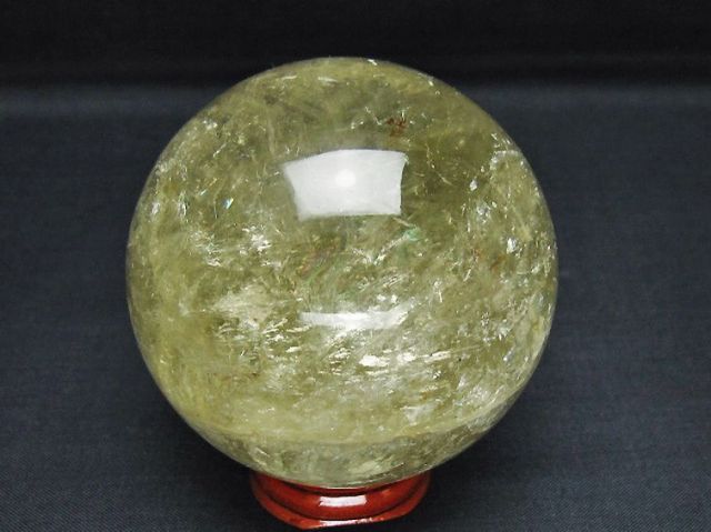 シトリン水晶丸玉 71mm [T529-6170]