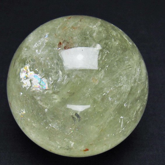 シトリン水晶丸玉 64mm [T529-6186]