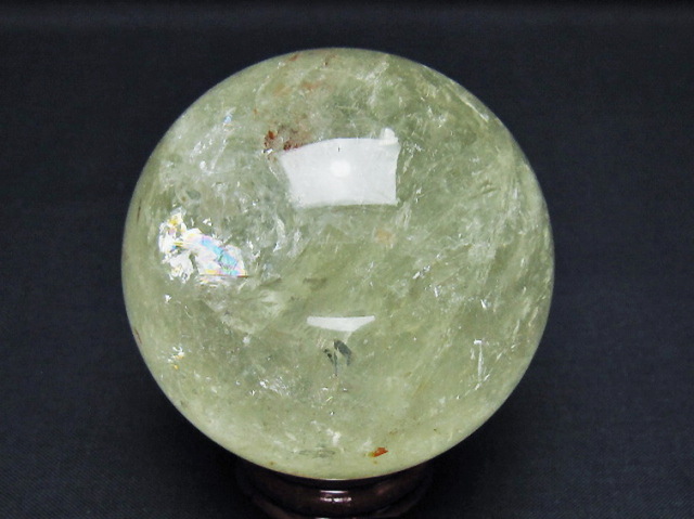 シトリン水晶丸玉 64mm [T529-6186]